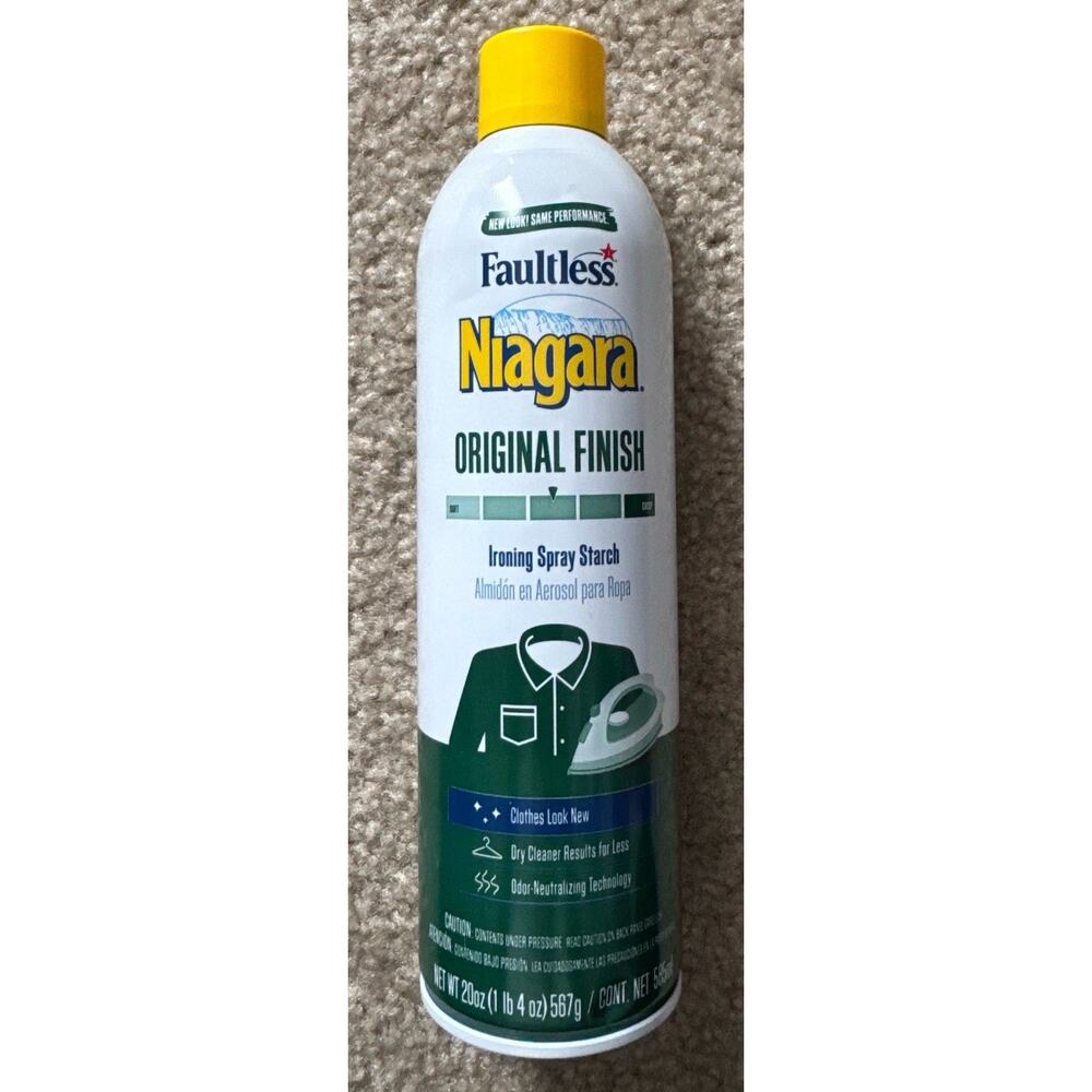 Niagara Original Ironing Spray Starch 20 Oz. New